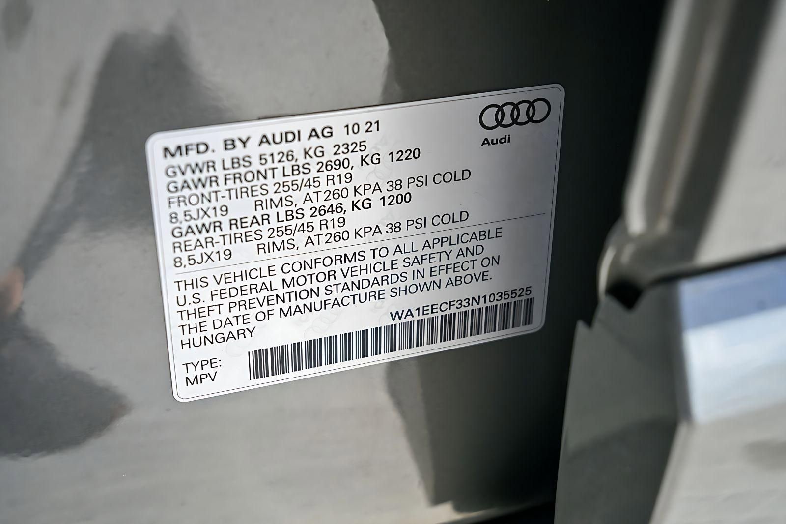 Used 2022 Audi Q3 2.0T Premium Plus w/ Premium Plus Package AWD/4WD image 34