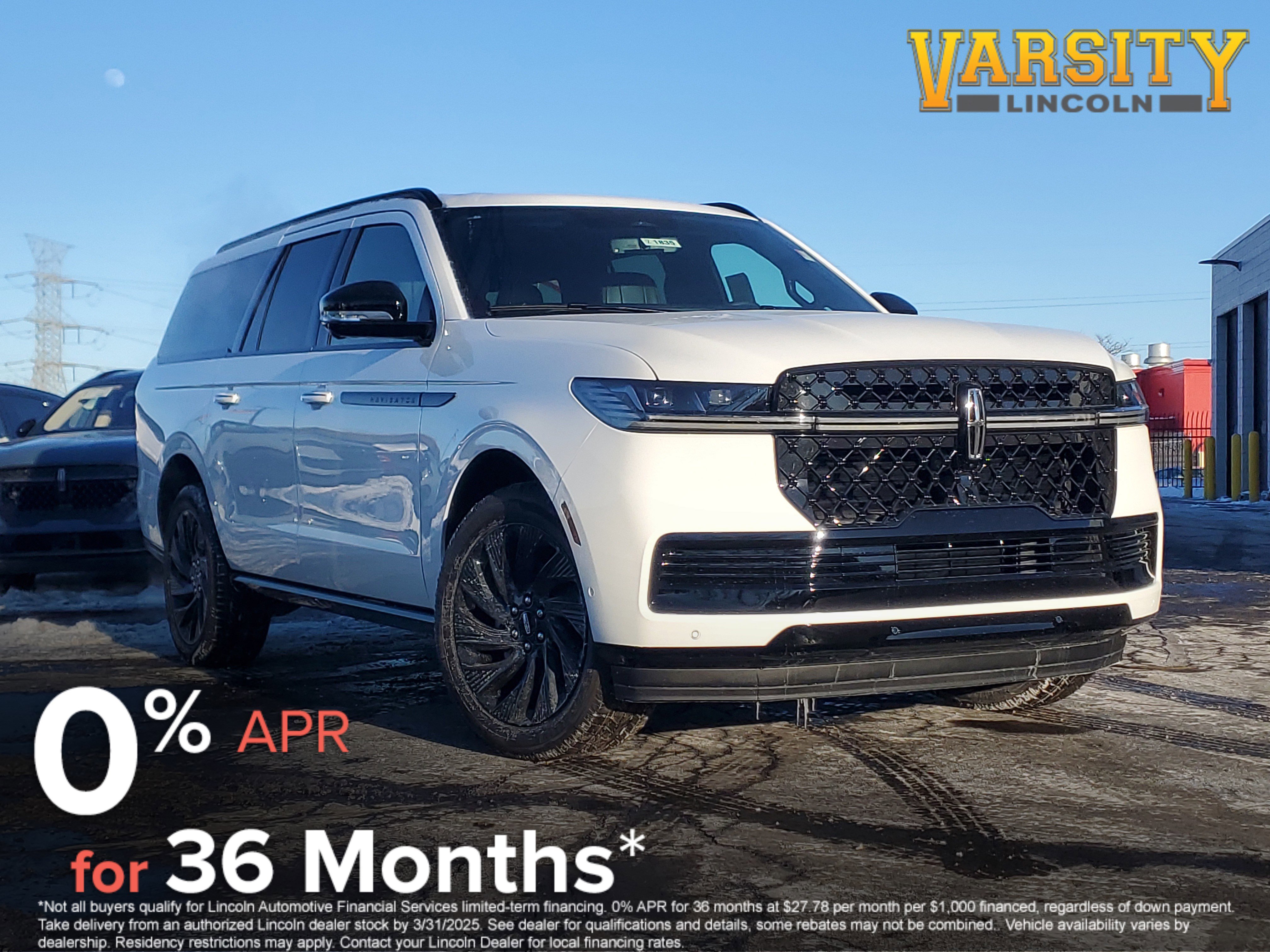 New 2025 Lincoln Navigator L Reserve w/ Jet Appearance Package