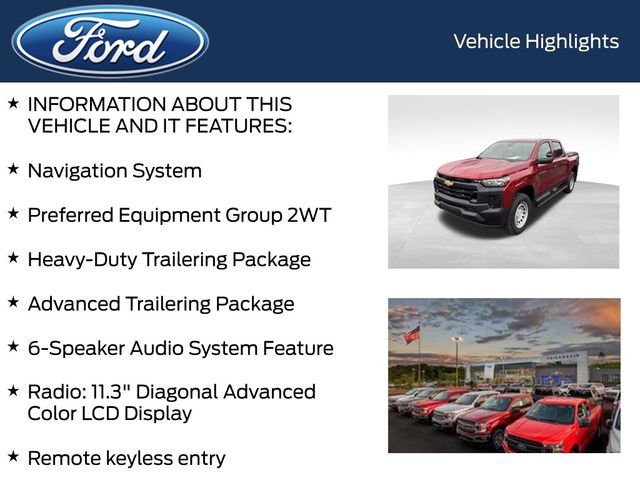Used 2025 Chevrolet Colorado W/T w/ Advanced Trailering Package RWD image 4