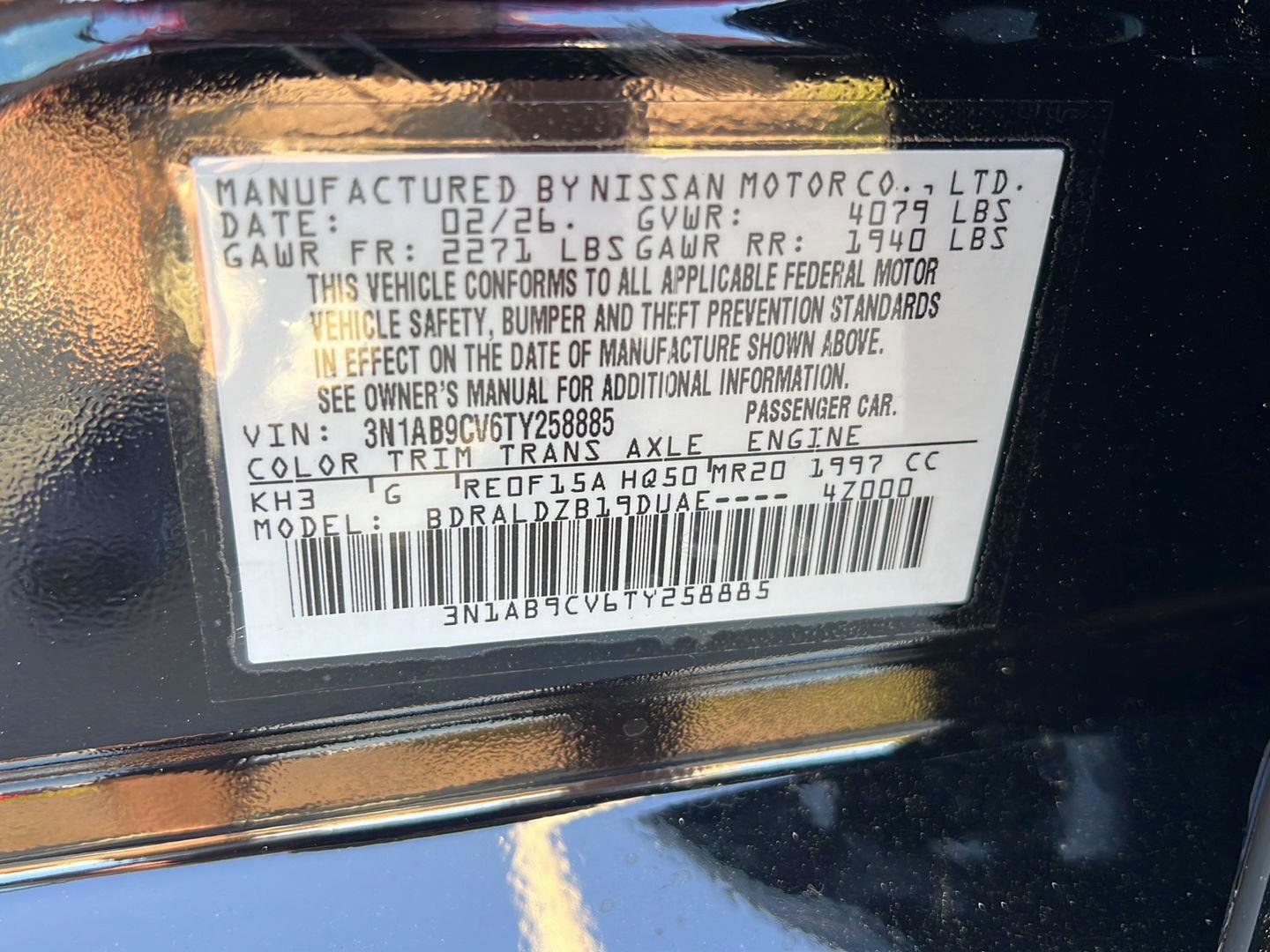 New 2026 Nissan Sentra SV w/ SV Convenience Package image 36