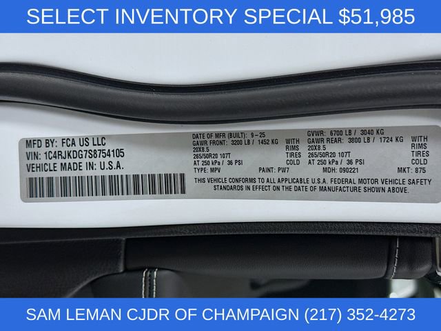 New 2025 Jeep Grand Cherokee L Overland w/ Trailer Tow Package image 33