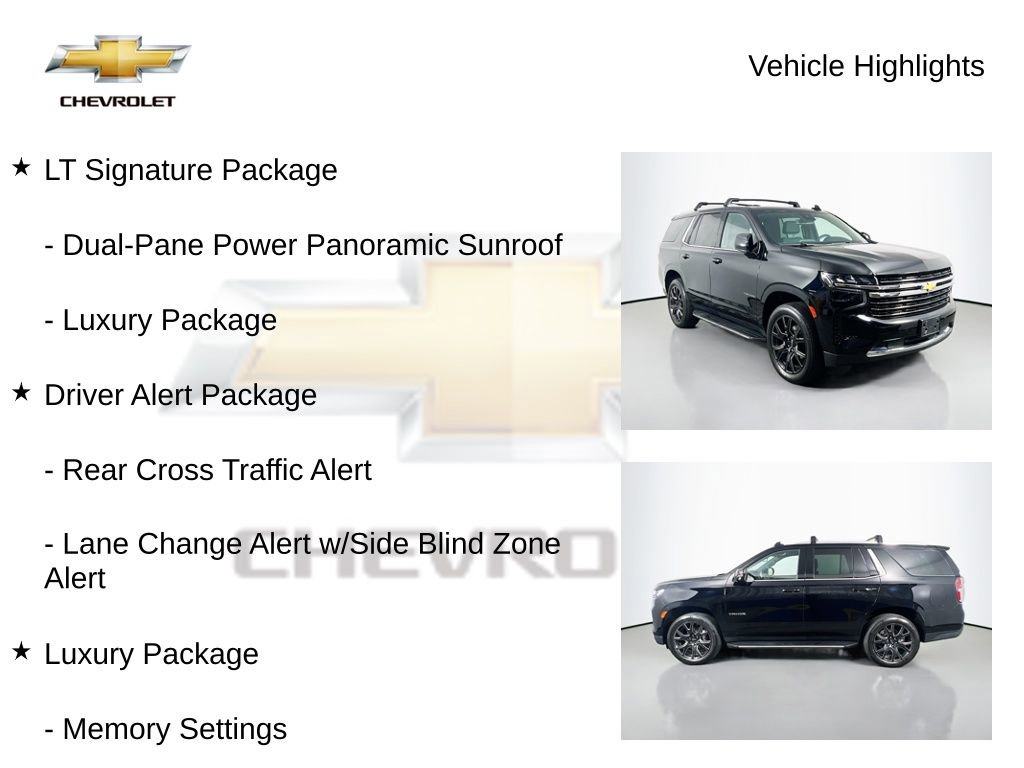 Used 2023 Chevrolet Tahoe LT w/ LT Signature Package AWD/4WD image 36
