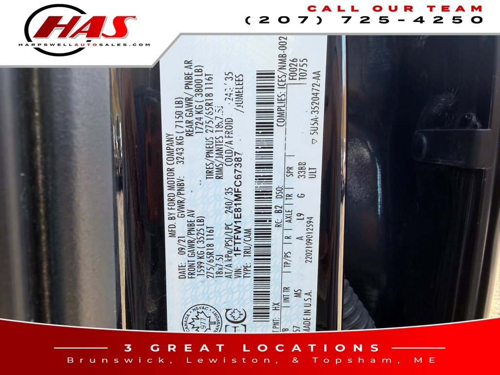 Used 2021 Ford F150 XLT w/ XTR Package AWD/4WD image 17