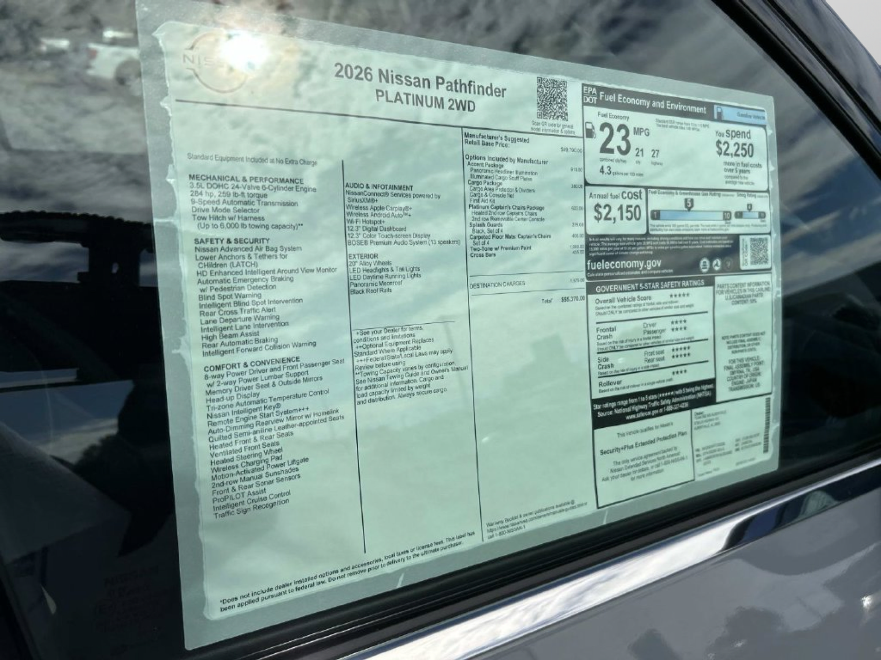 New 2026 Nissan Pathfinder Platinum FWD image 19