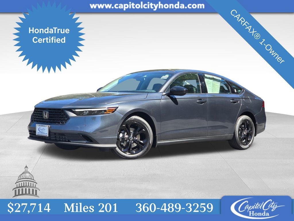 Certified 2025 Honda Accord SE
