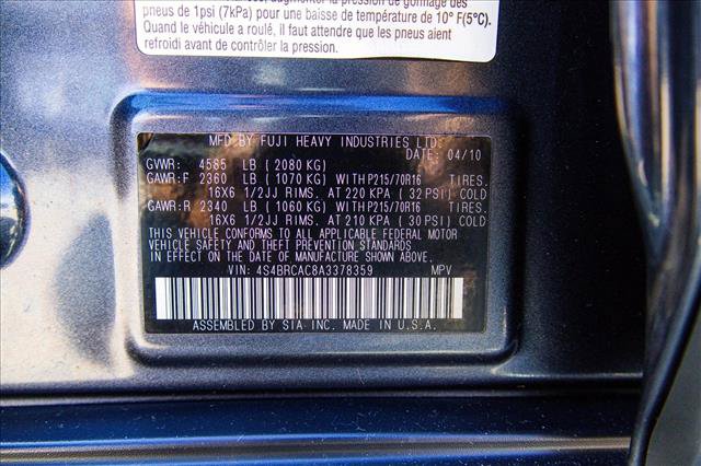 Used 2010 Subaru Outback 2.5i AWD/4WD image 25