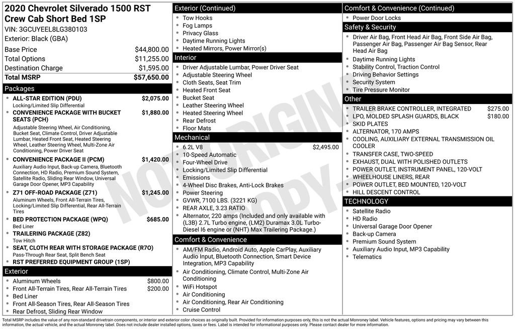 Certified 2020 Chevrolet Silverado 1500 RST w/ All-Star Edition AWD/4WD image 38