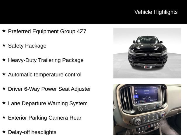 Certified 2022 Chevrolet Colorado Z71 w/ Safety Package AWD/4WD image 16