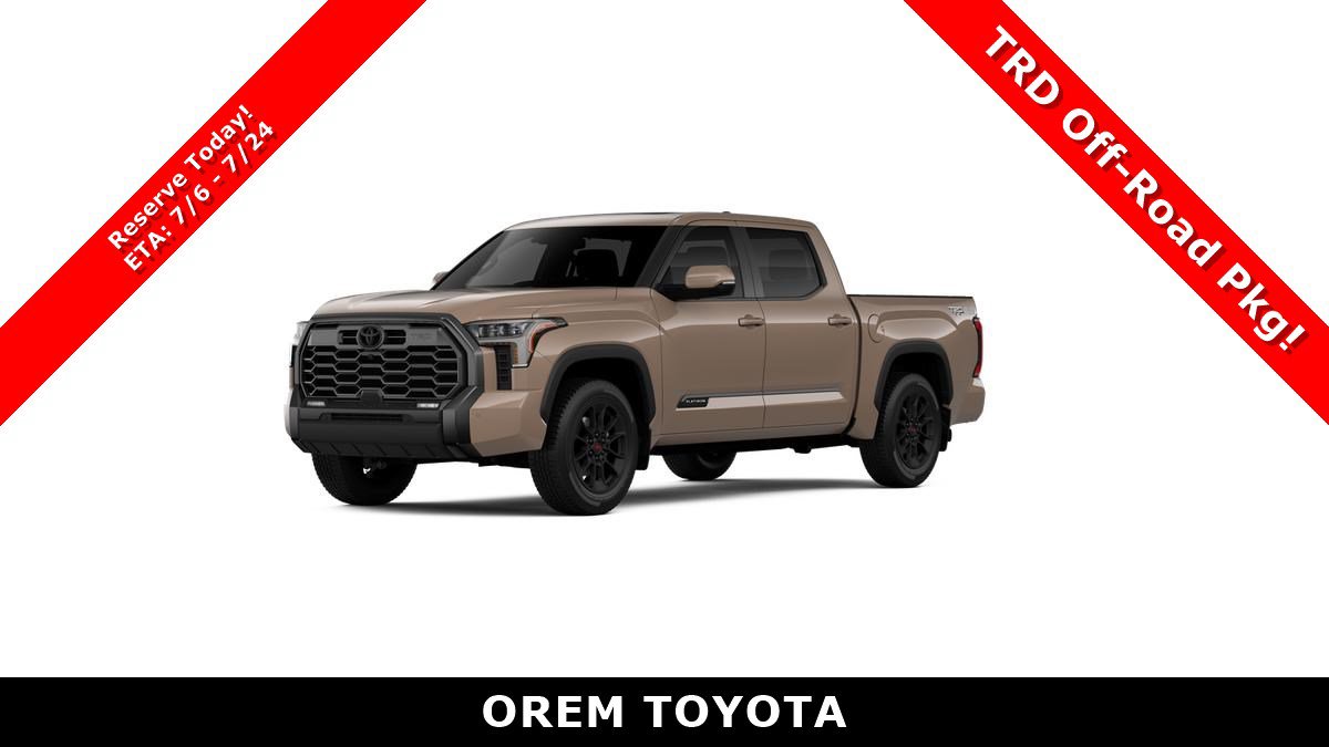 New 2026 Toyota Tundra Platinum