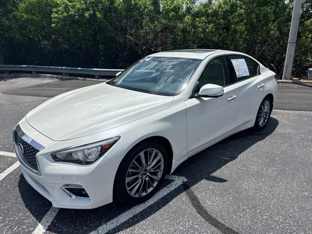 Used 2024 INFINITI Q50 Luxe w/ Cargo Package
