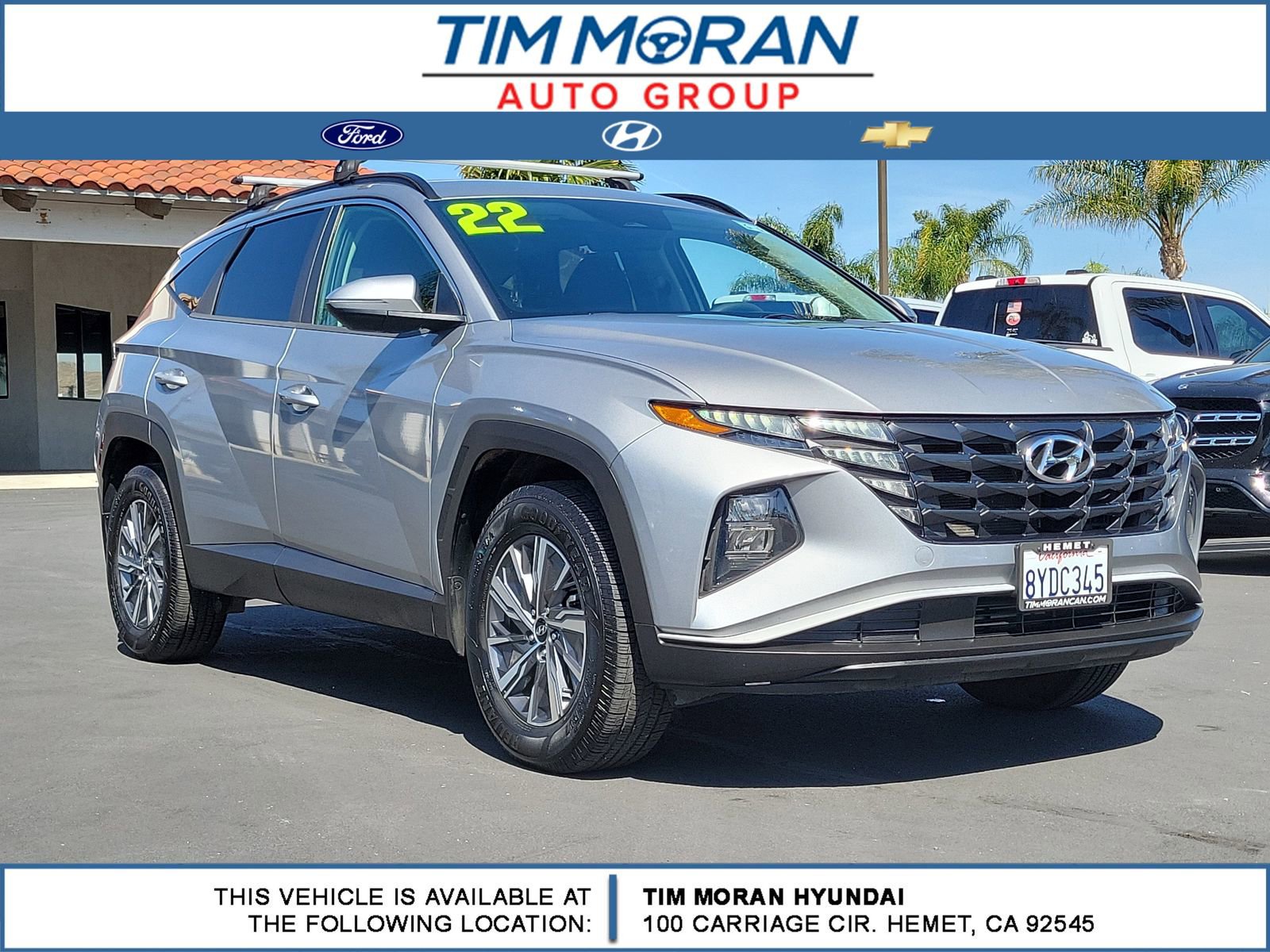 Certified 2022 Hyundai Tucson Blue