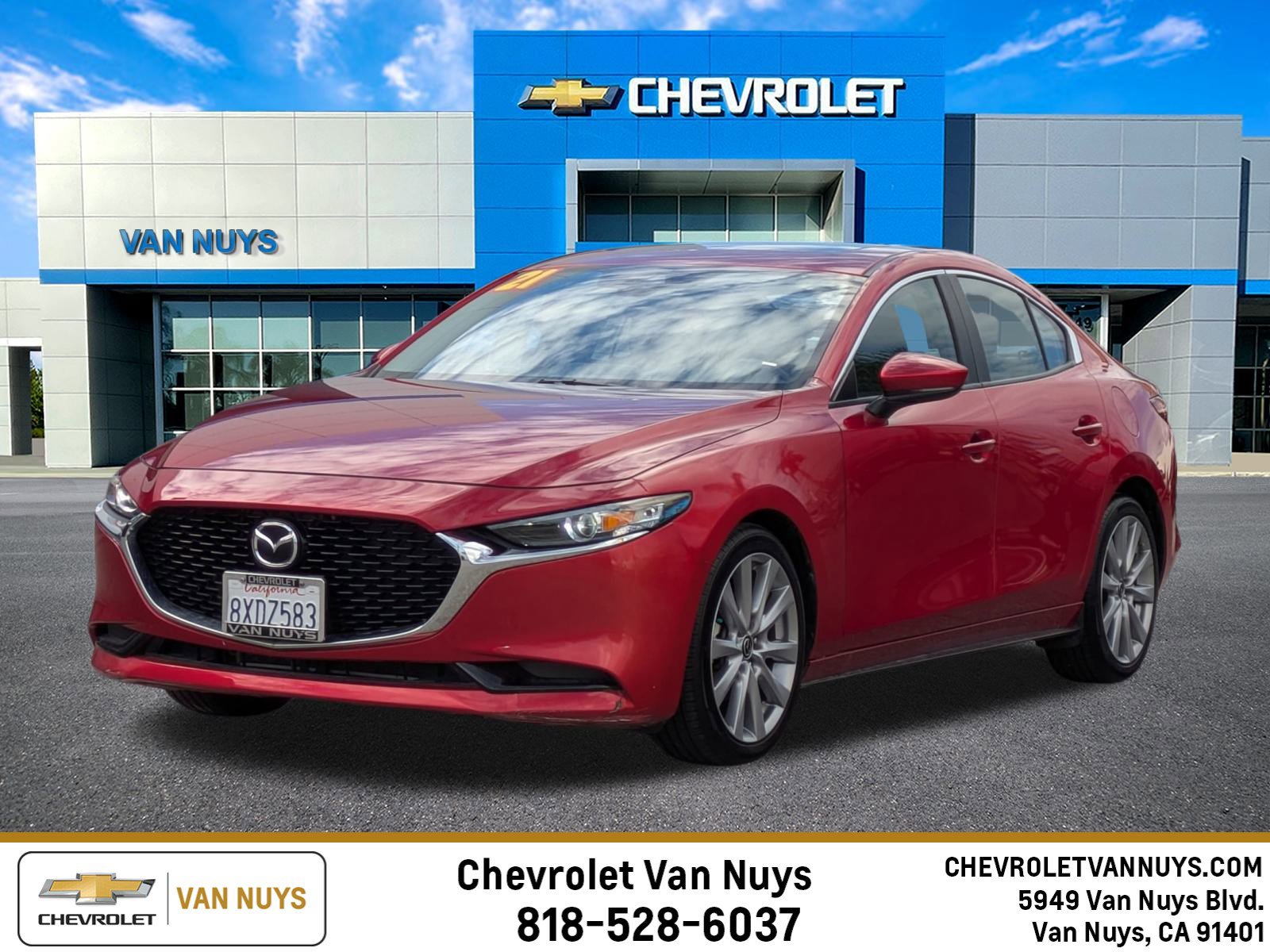 Used 2021 MAZDA MAZDA3 s