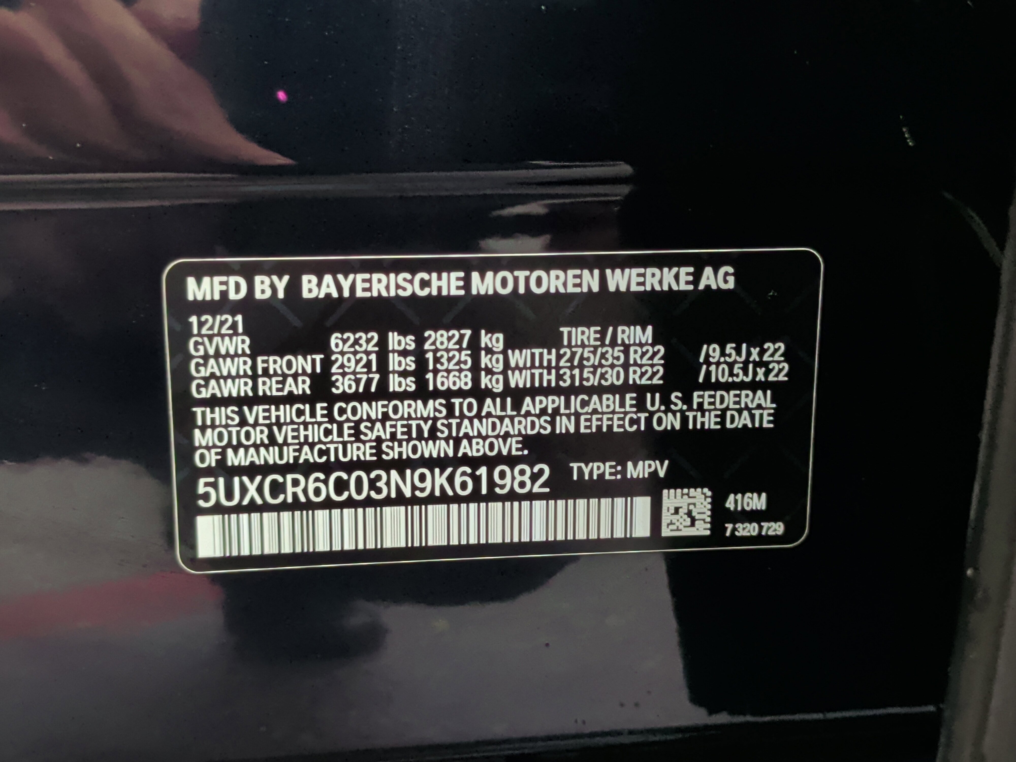 Certified 2022 BMW X5 xDrive40i w/ M Sport Package image 29