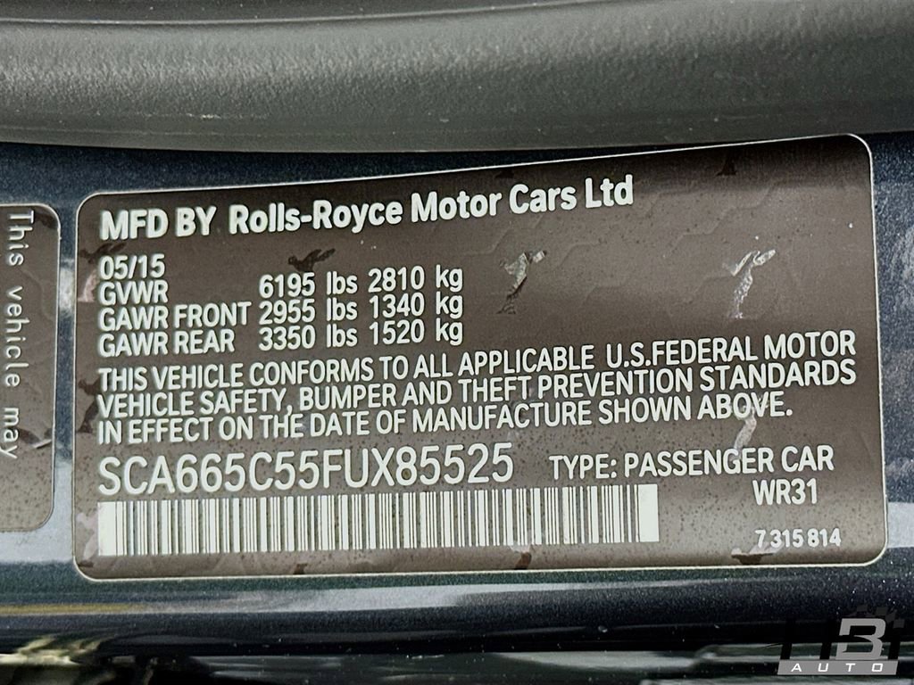 Used 2015 Rolls-Royce Wraith RWD image 18