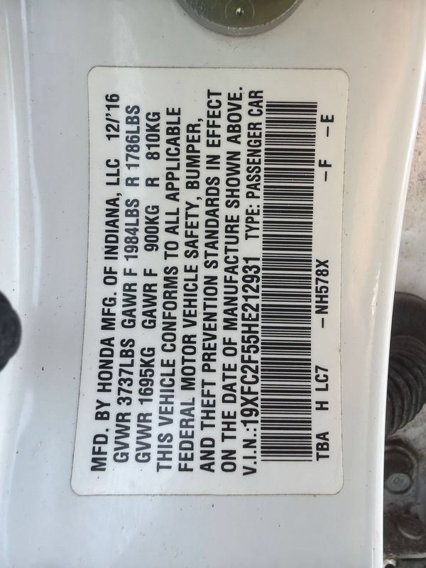 Used 2017 Honda Civic LX image 18