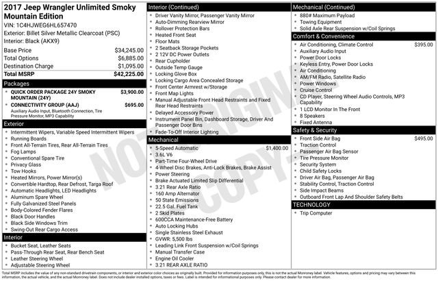 Used 2017 Jeep Wrangler Unlimited Sahara image 26