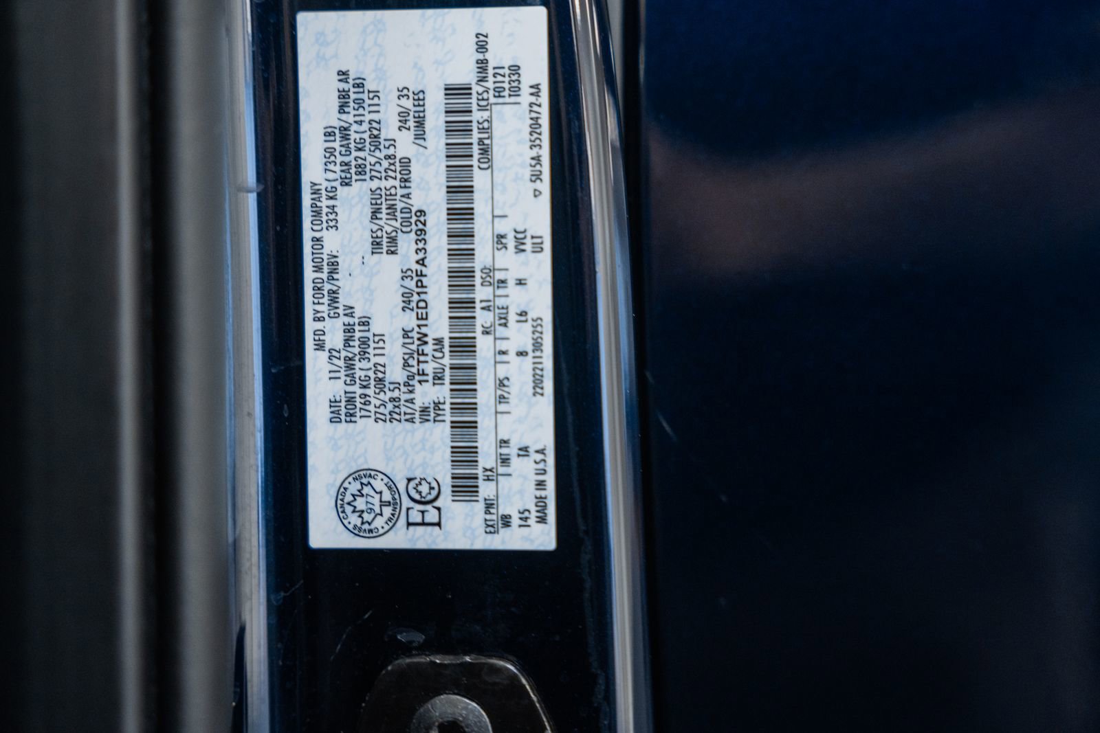 Used 2023 Ford F150 Limited image 53