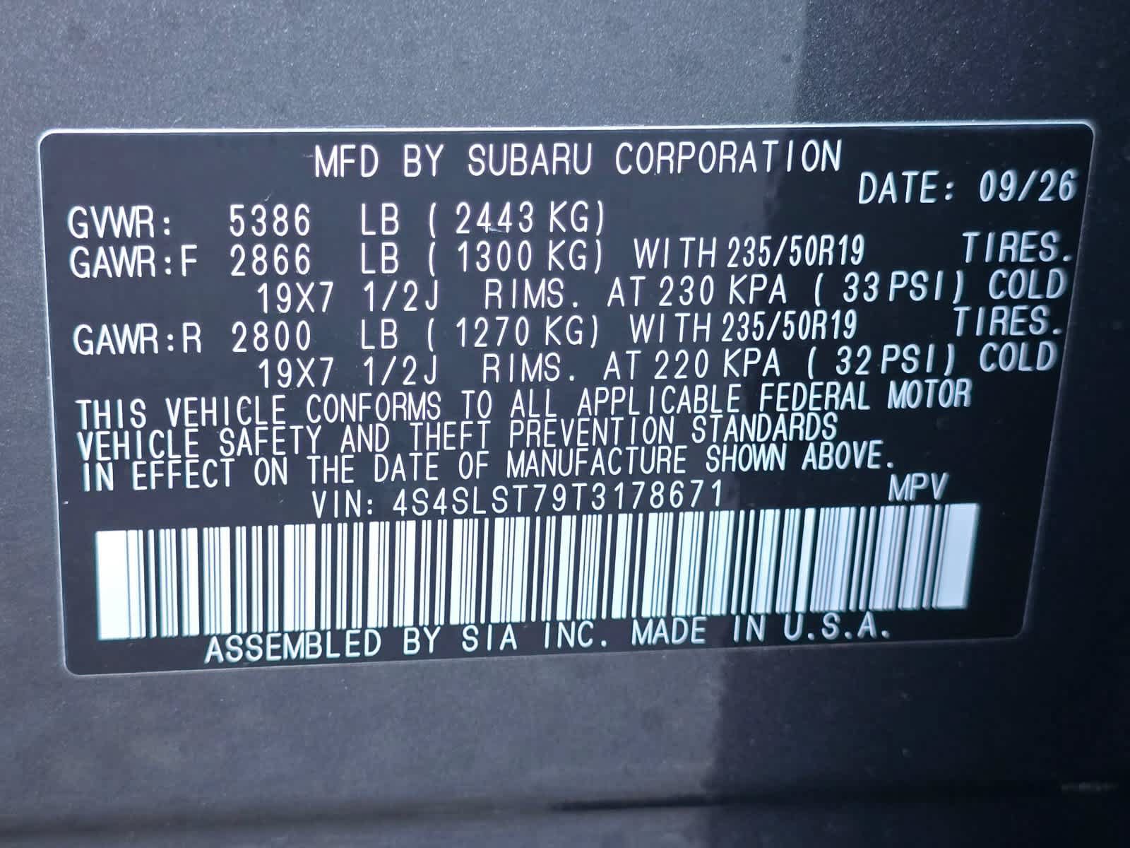 New 2026 Subaru Forester Touring AWD/4WD image 31