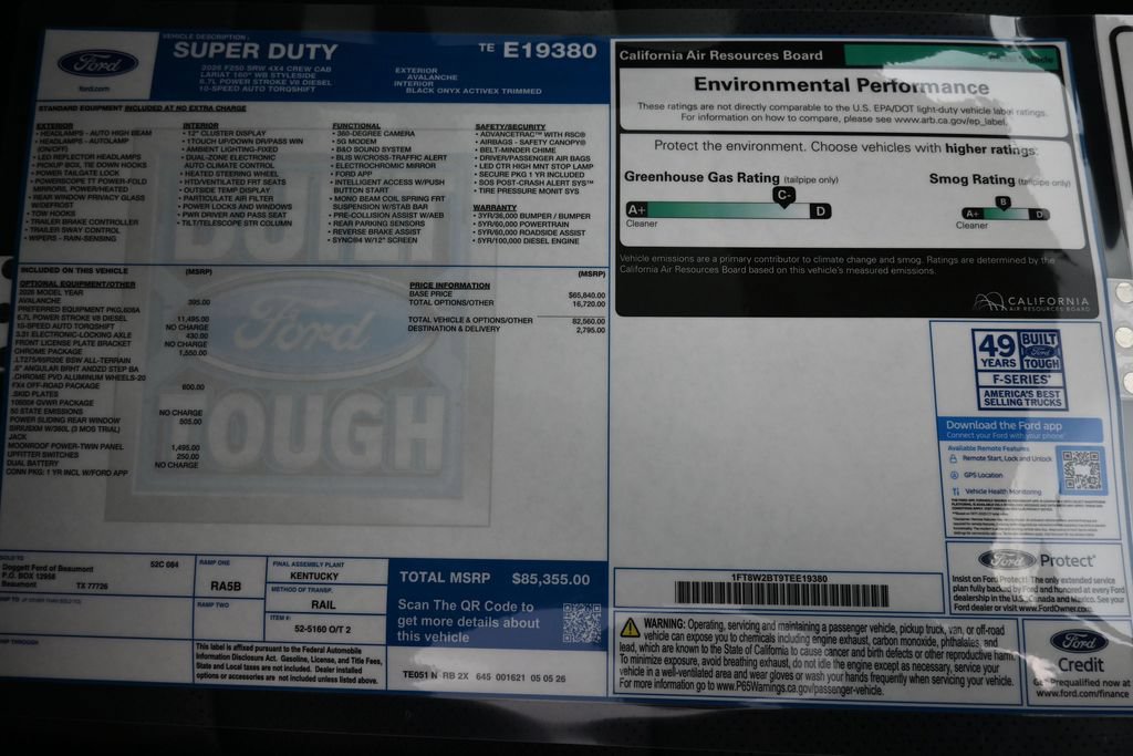 New 2026 Ford F250 Lariat w/ Chrome Package AWD/4WD image 24