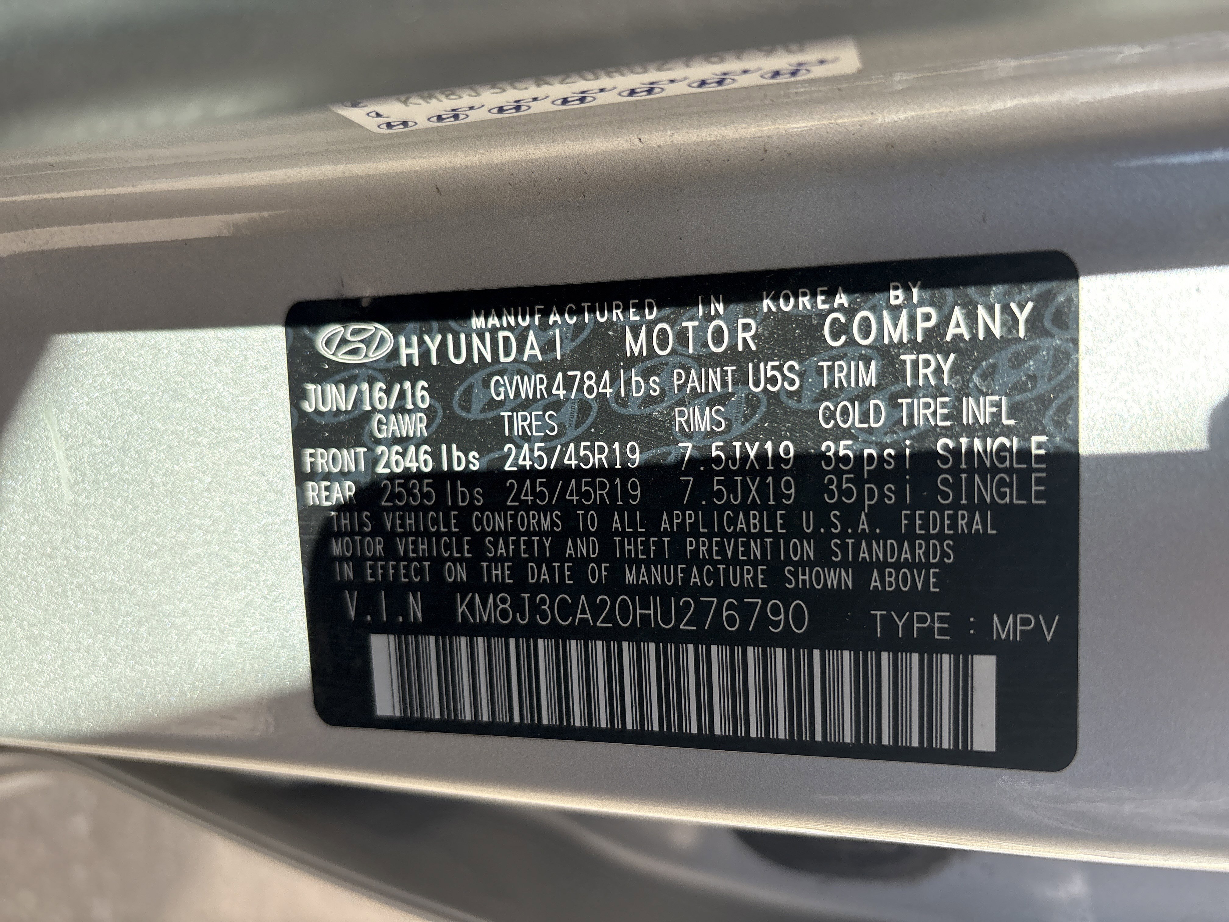 Used 2017 Hyundai Tucson Limited w/ Limited Ultimate Package 03 image 35