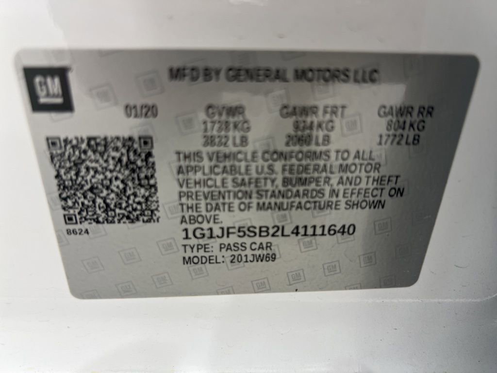 Used 2020 Chevrolet Sonic Premier FWD image 28