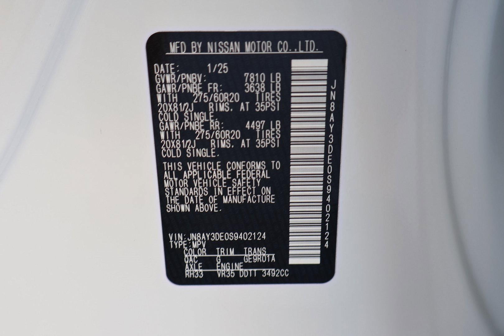 Used 2025 Nissan Armada PRO-4X w/ Pro-4X Premium Package image 31