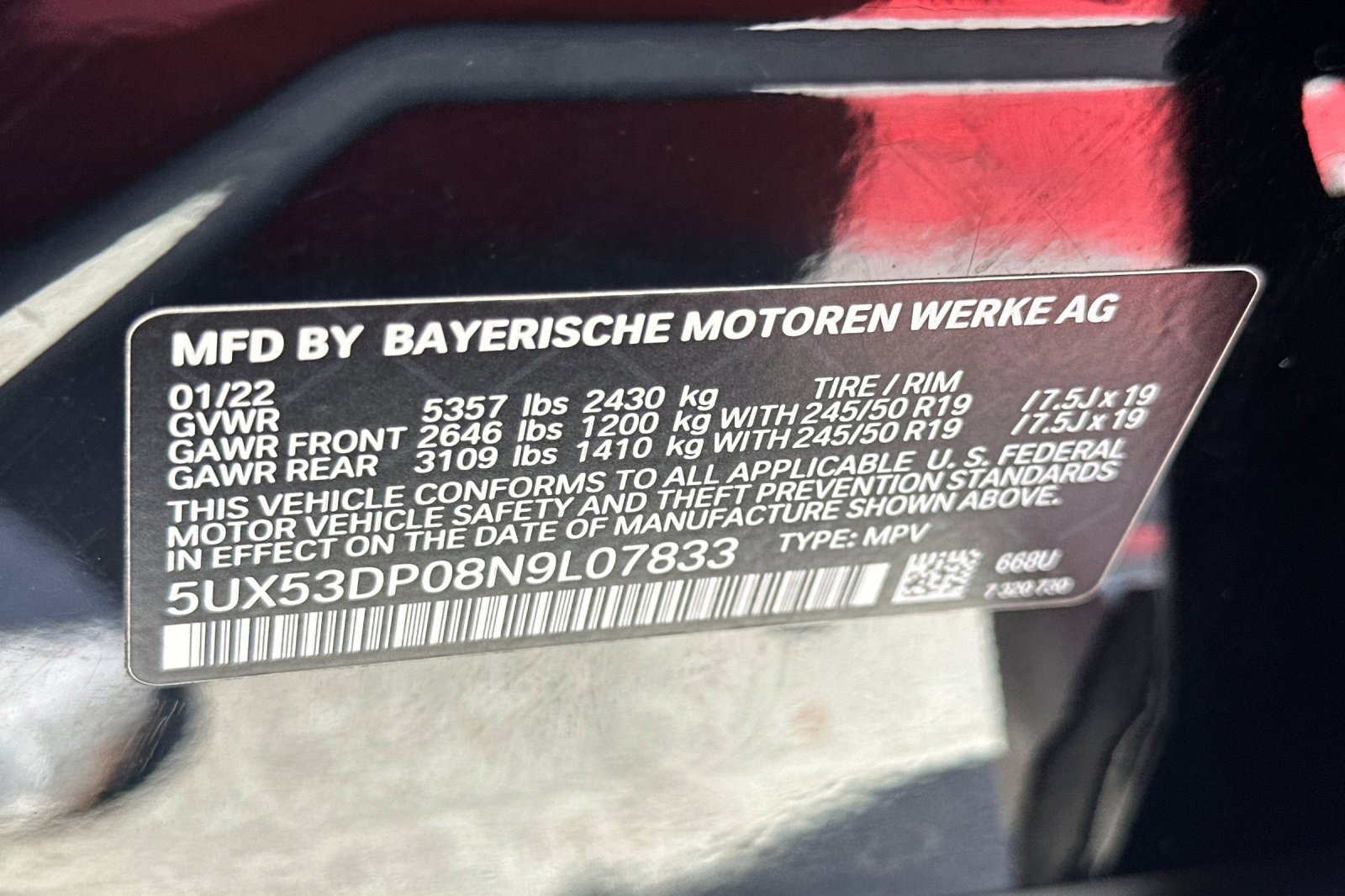 Certified 2022 BMW X3 xDrive30i w/ Premium Package 2 AWD/4WD image 40