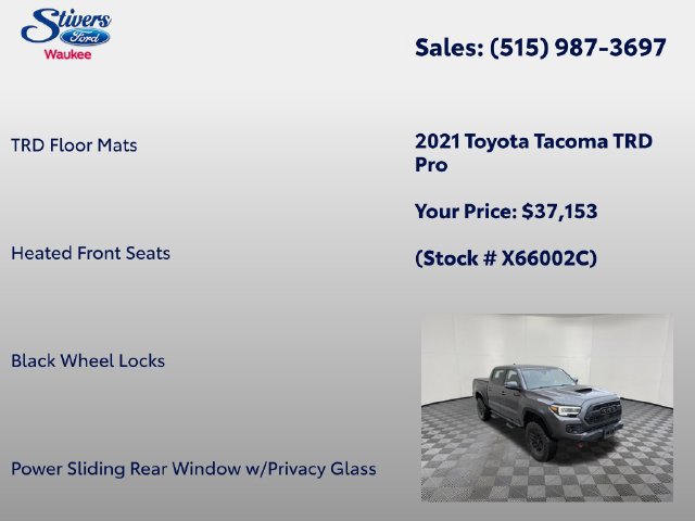 Used 2021 Toyota Tacoma TRD Pro AWD/4WD image 33