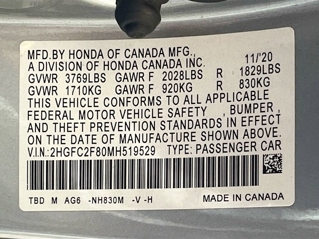 Used 2021 Honda Civic Sport image 29