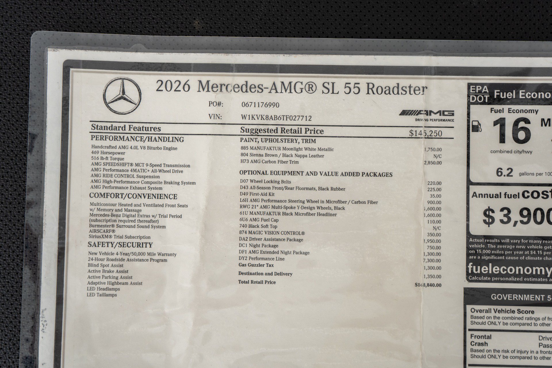 Used 2026 Mercedes-Benz SL 55 AMG 4MATIC image 25