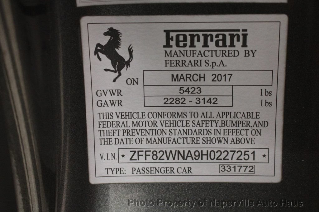 Used 2017 Ferrari GTC4Lusso AWD/4WD image 64