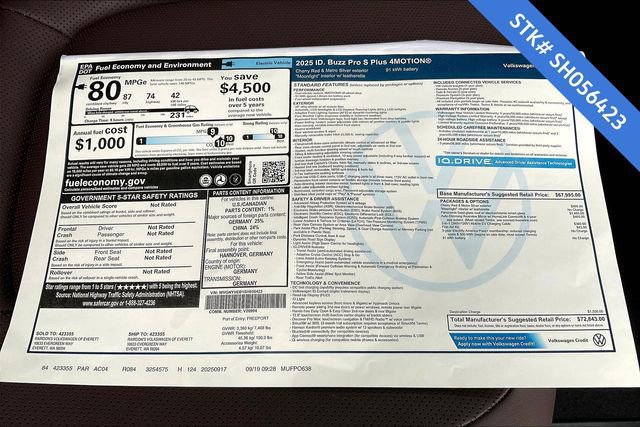 New 2025 Volkswagen ID. Buzz Pro S Plus image 6