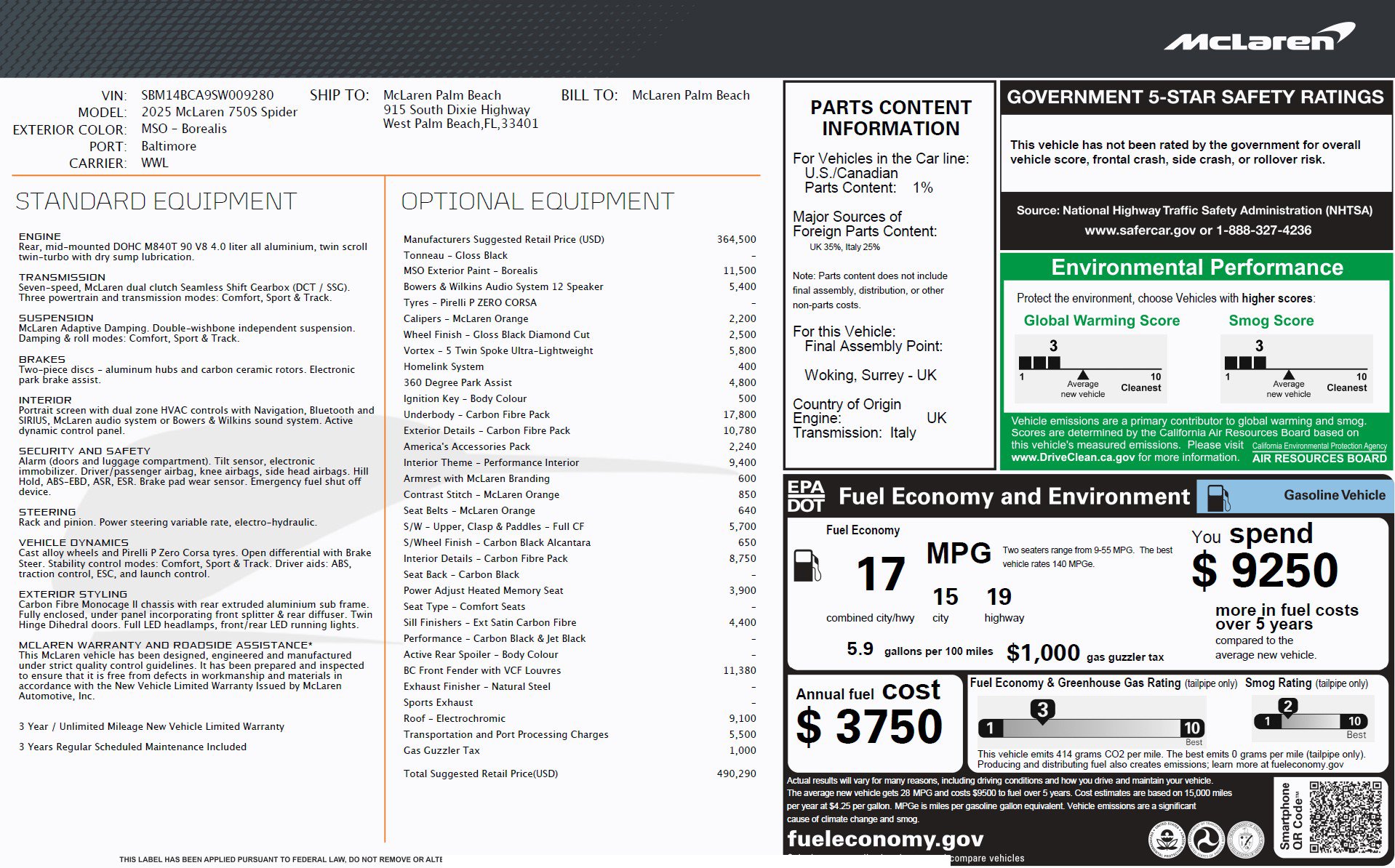 New 2025 McLaren 750S Spider image 30