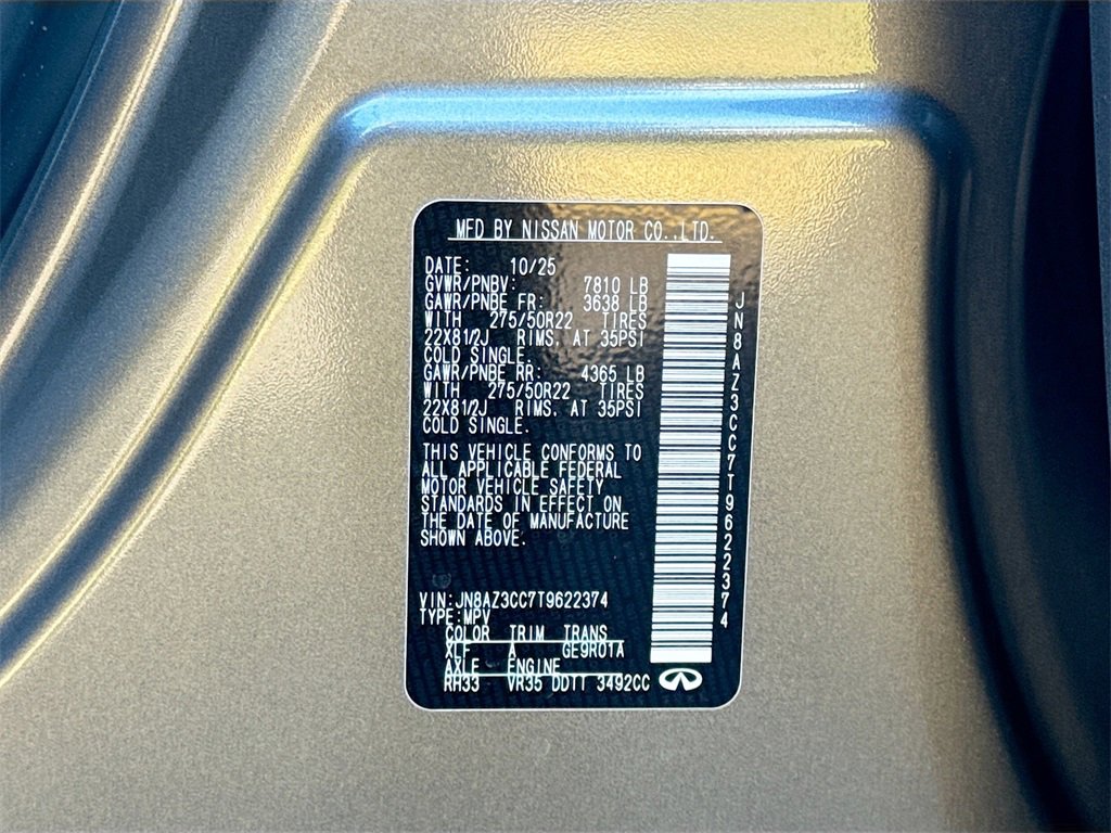 New 2026 INFINITI QX80 Autograph image 36