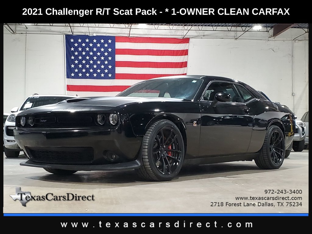 Used 2021 Dodge Challenger R/T Scat Pack w/ T/A Package RWD 360° Tour