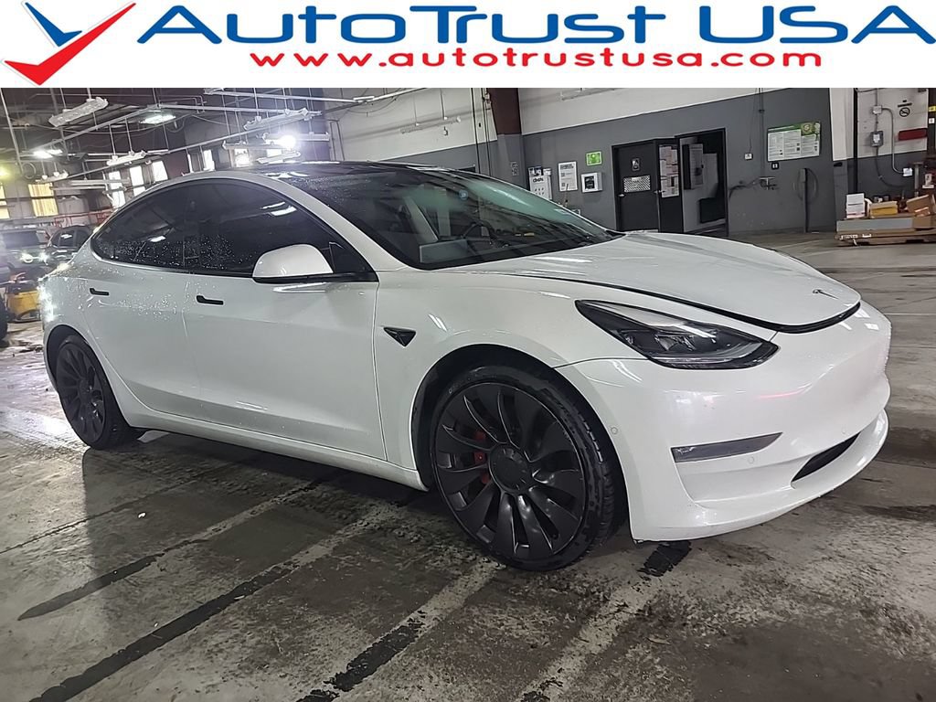 Used 2021 Tesla Model 3 Performance AWD/4WD video 1