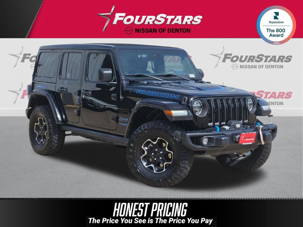 Used 2021 Jeep Wrangler Unlimited Rubicon 4xe w/ Steel Bumper Group