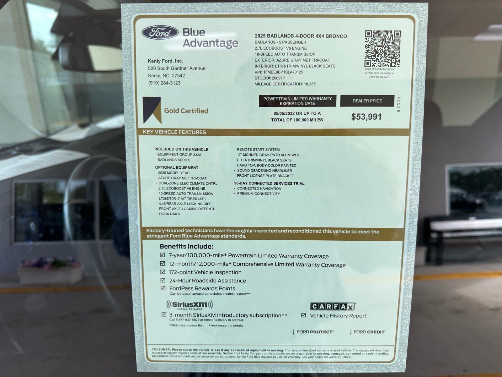 Certified 2025 Ford Bronco Badlands AWD/4WD image 4