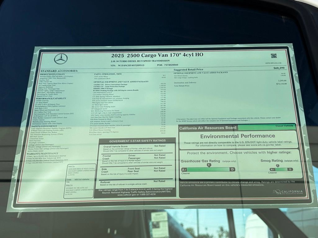 New 2025 Mercedes-Benz Sprinter 2500 image 25