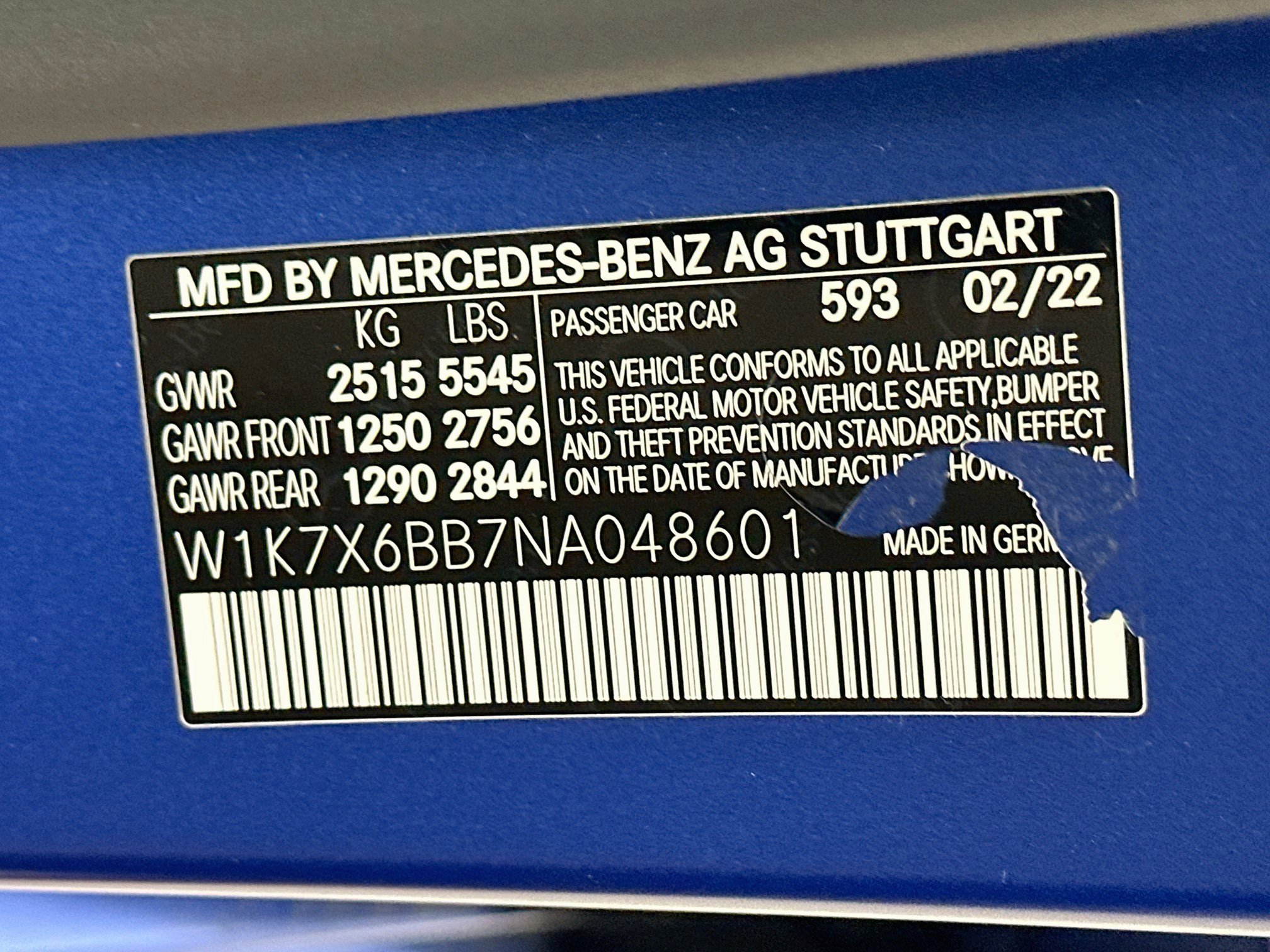 Certified 2022 Mercedes-Benz AMG GT 53 w/ Executive Rear Seat Package image 44
