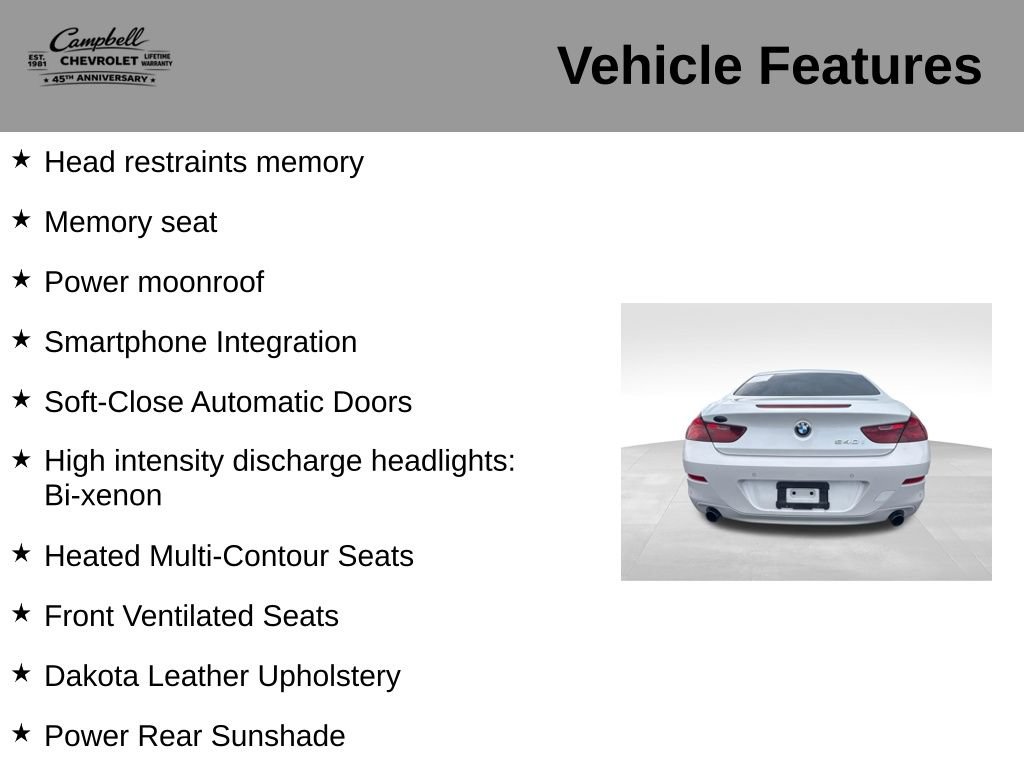 Used 2013 BMW 640i Coupe RWD image 10