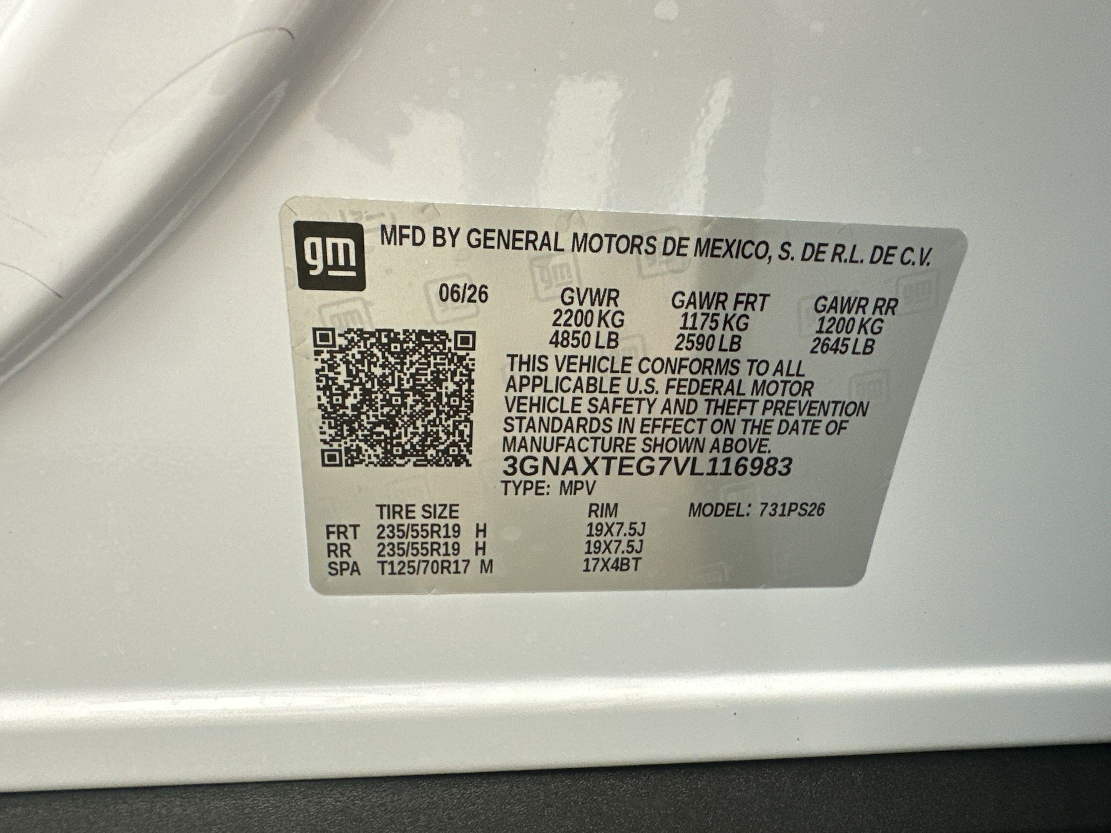 New 2027 Chevrolet Equinox RS w/ LPO, Floor Liner Package AWD/4WD image 27