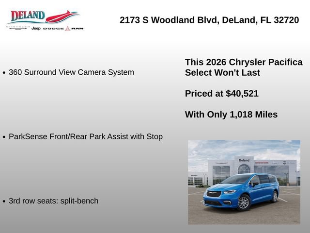 New 2026 Chrysler Pacifica Select FWD image 16