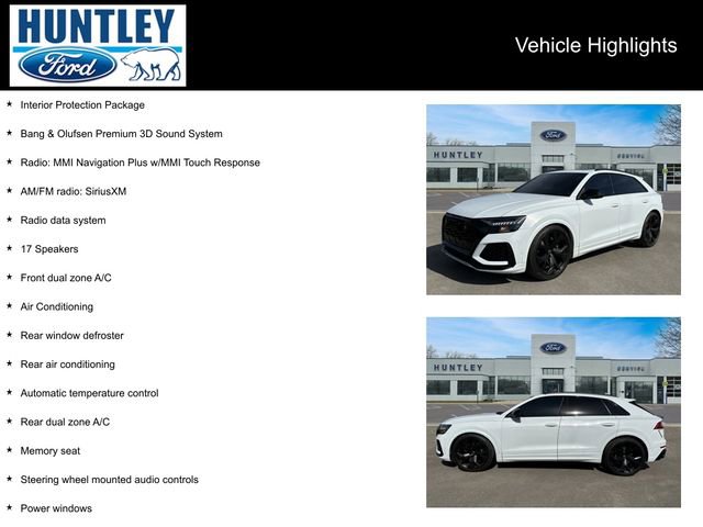 Used 2021 Audi RS Q8 w/ Interior Protection Package image 2