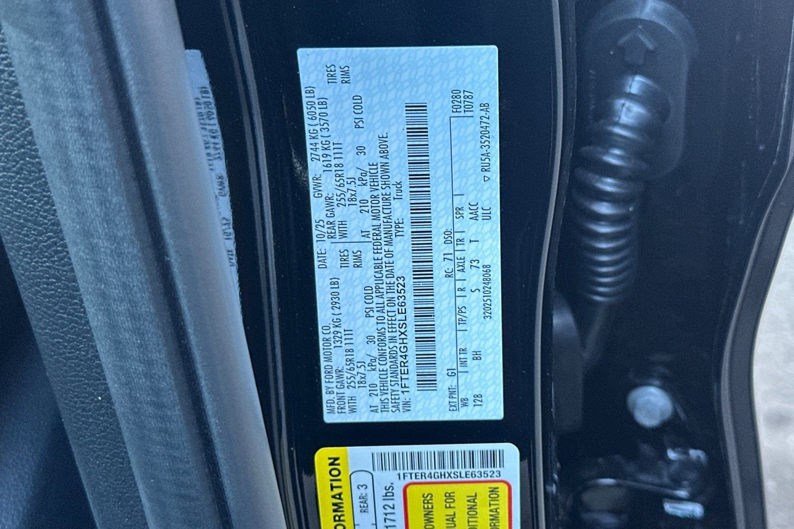 New 2025 Ford Ranger XLT w/ Equipment Group 301A High image 25