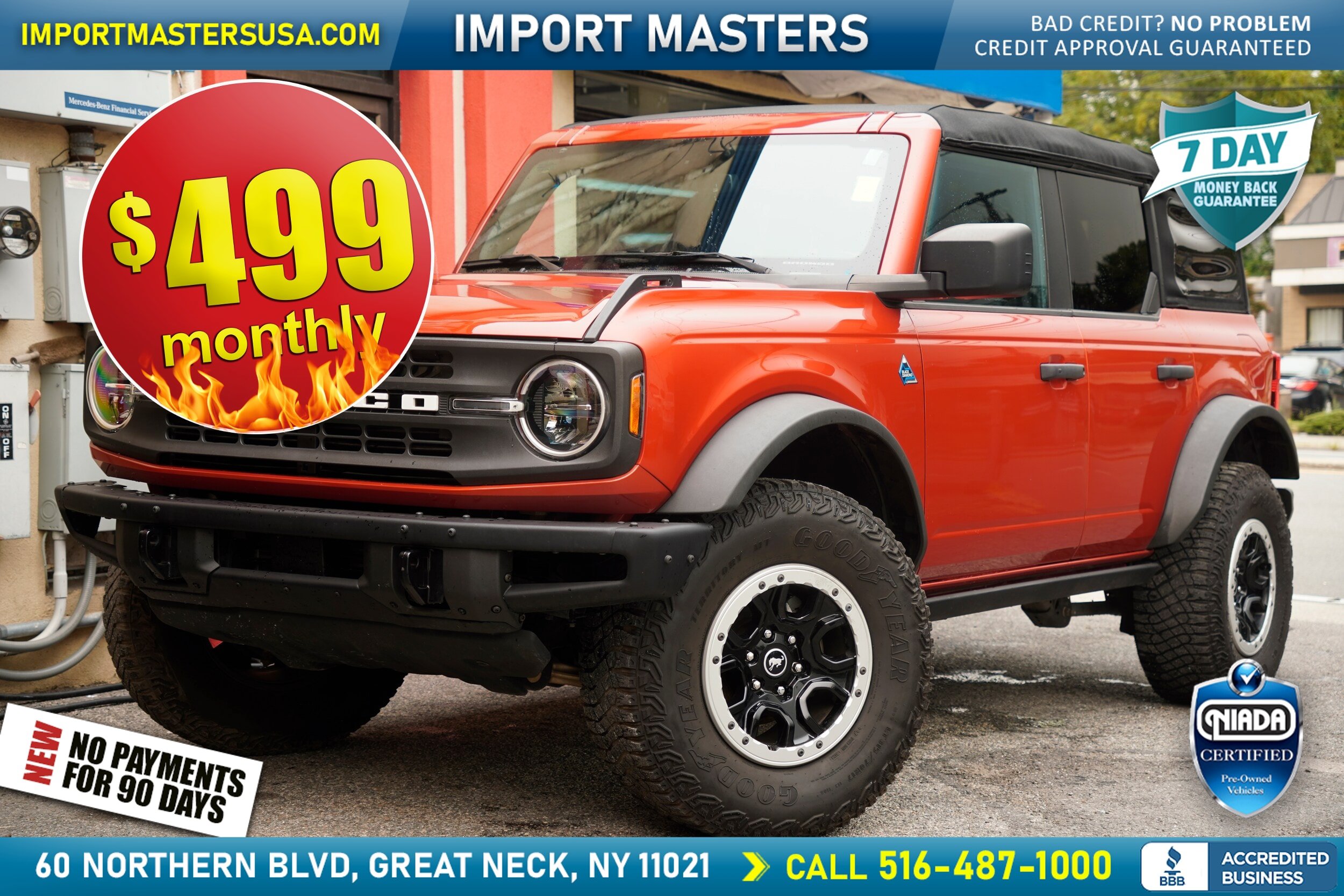 Used 2023 Ford Bronco Black Diamond w/ Sasquatch Package