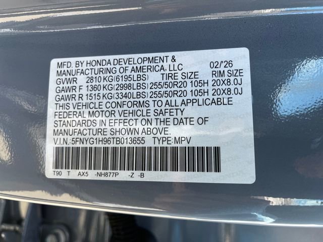 New 2026 Honda Pilot Black Edition image 21