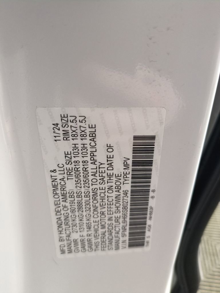 Certified 2025 Honda Odyssey EX-L image 33