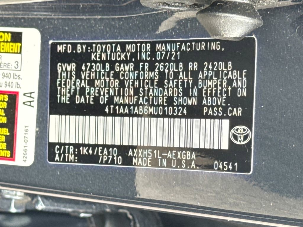 Used 2021 Toyota Avalon XLE w/ Moonroof Package image 46