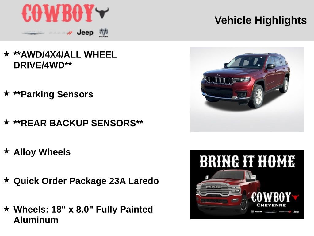 Used 2023 Jeep Grand Cherokee L Laredo image 5